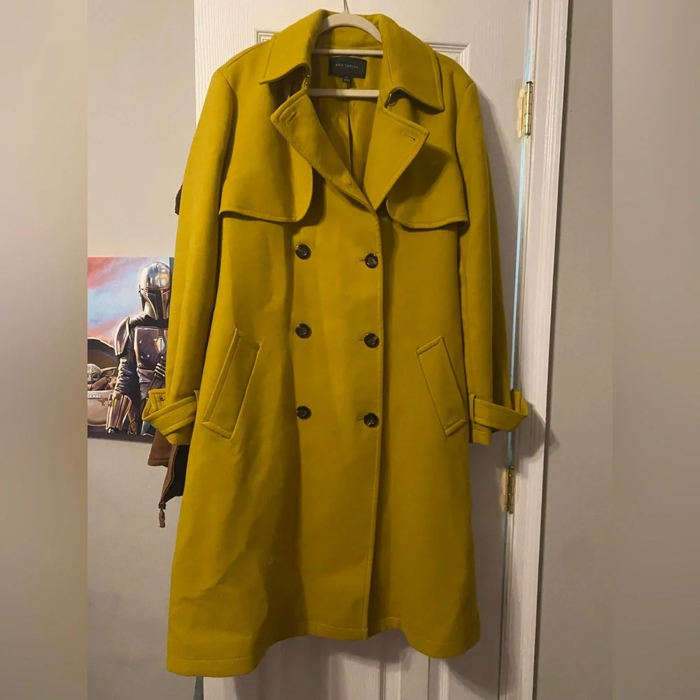 Ann Taylor Trench Coat Plus Size XXL - Picture 2 of 14